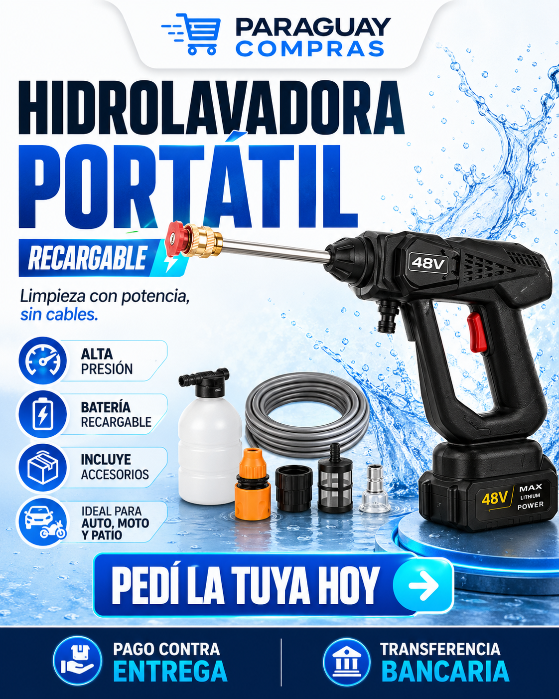Limpiador a Presión Portátil
