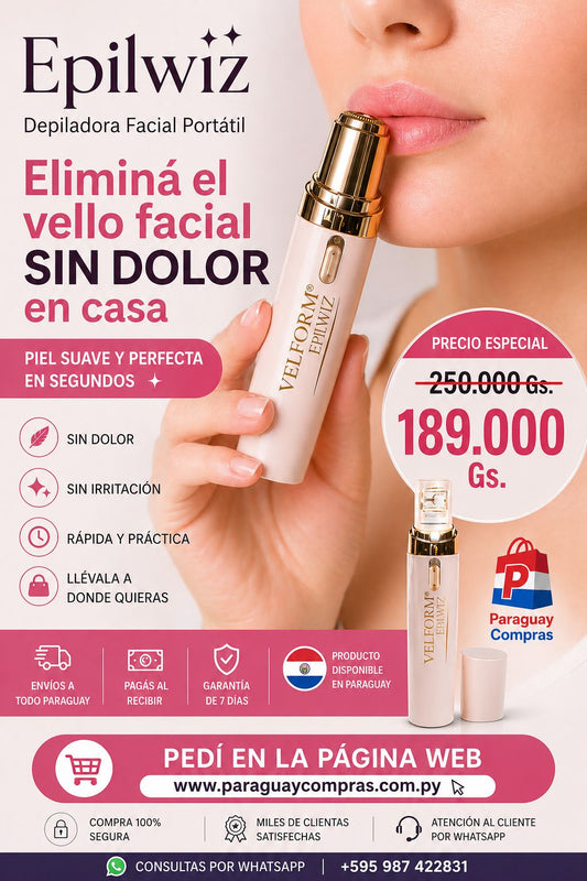 Depiladora Portátil Suave y Rápida